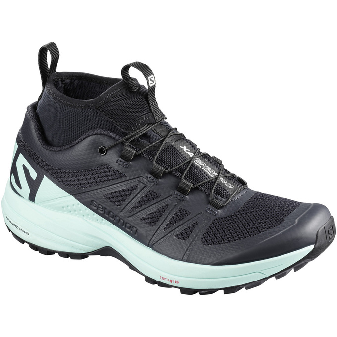 Zapatillas Trail Running Salomon Mujer Negras / Azules Claro - Salomon Argentina XA ENDURO W ,867193